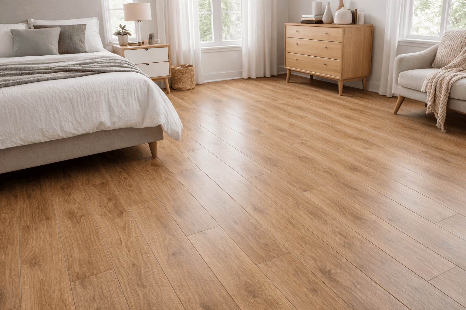 HEARTWOOD กระเบื้องยาง SPC Click-Lock สี.830 Heartwood ขนาด 18.4x122x0.55 thumbnail 2