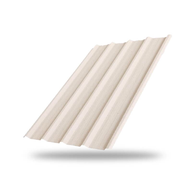 หลังคาเหล็กเคลือบเซรามิก 5 สันลอน 760 สี Daisy White สีพิเศษ KINROOF thumbnail 1