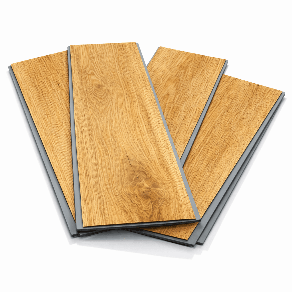 HEARTWOOD กระเบื้องยาง SPC Click-Lock สี.830 Heartwood ขนาด 18.4x122x0.55