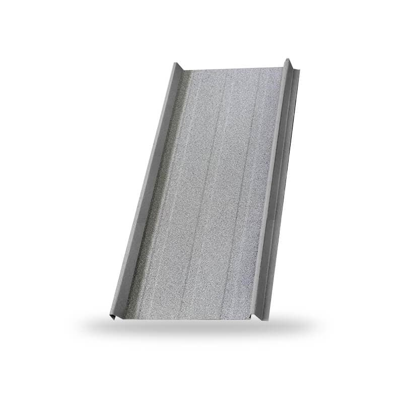 หลังคาเหล็กเคลือบเซรามิก SNAPLOCK 300 สี Midnight Gray KINROOF