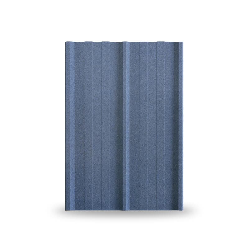 หลังคาเหล็กเคลือบเซรามิก 3 สันลอน 760 สี Andaman Blue สีพิเศษ KINROOF thumbnail 1