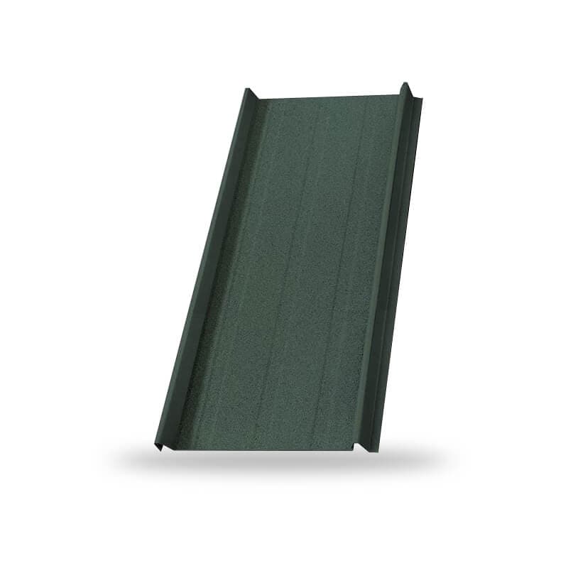 หลังคาเหล็กเคลือบเซรามิก SNAPLOCK 300 สี Forest Green KINROOF