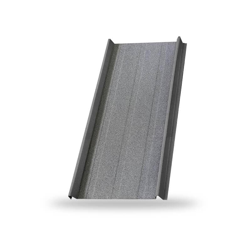 KINROOF หลังคาเหล็กเคลือบเซรามิก SNAPLOCK 300 สี Anchor Gray KINROOF